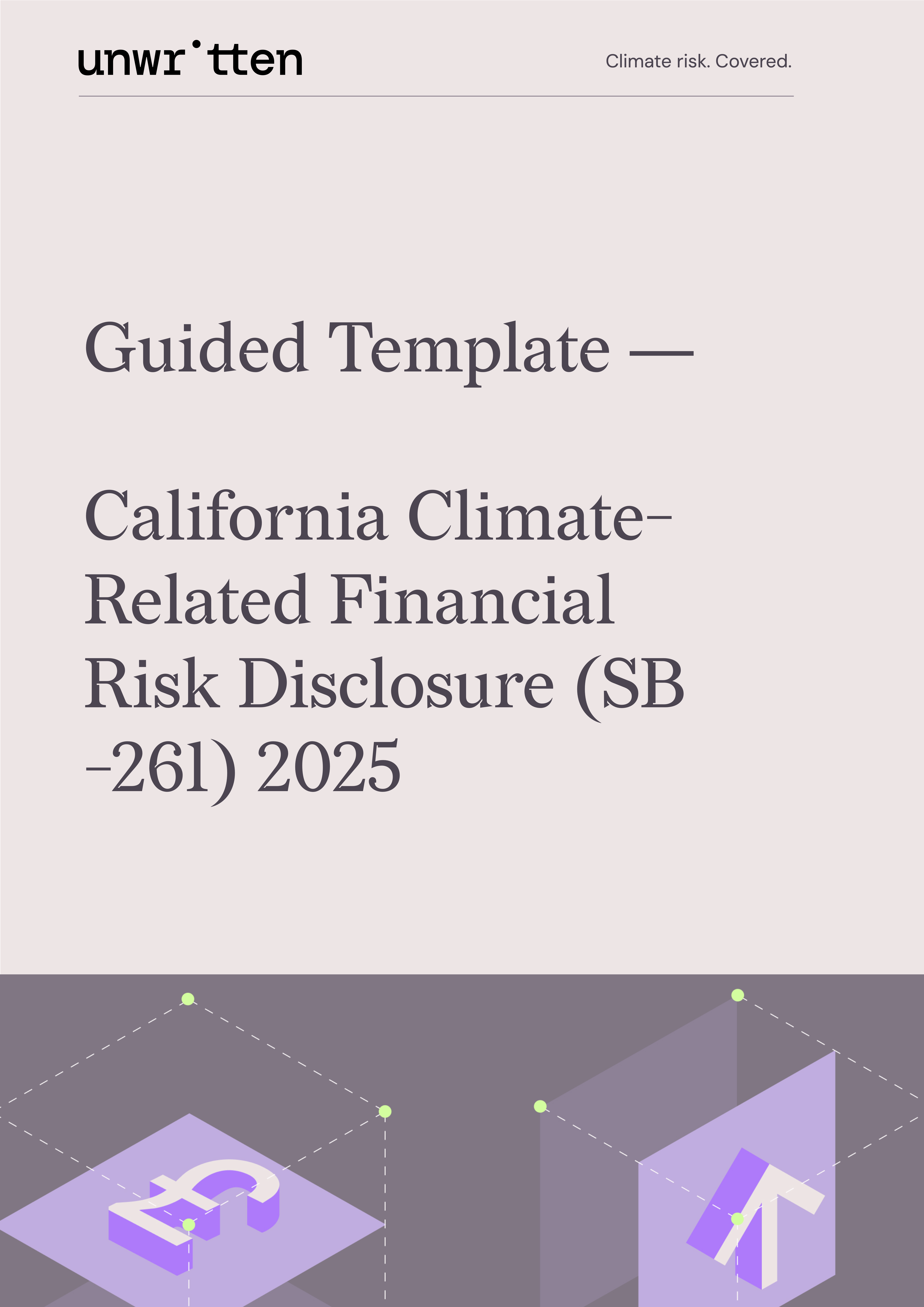 SB 261 disclosure template